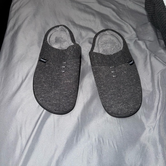 Cozy Gray Slippers - Picture 1 of 2